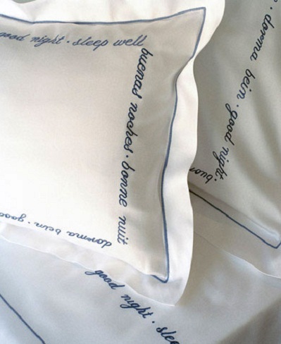 Постельное белье с вышивкой Good Night 557