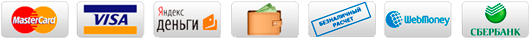 Логотипы платежных систем