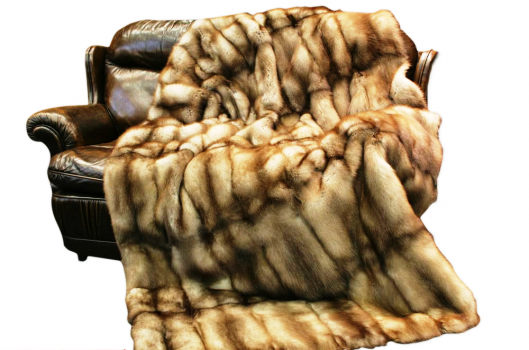 Меховые покрывала из куницы (Италия)