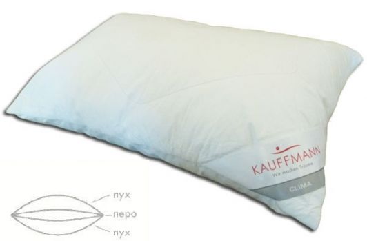 Подушка пуховая трехкамерная с климат-контролем Kauffmann (Австрия)