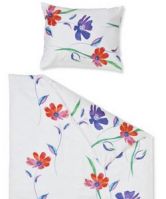 Постельное белье Акварель цветы красные Тенсел