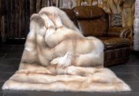 Меховые покрывала и подушки из лисы (Италия) - вид 4 миниатюра