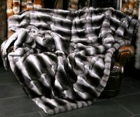 Меховые покрывала и подушки из шиншыллы - рекс (Италия)