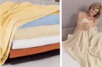 Плед махровый летний с сатиновой оторочкой Christian Fischbacher (Швейцария) - вид 1 миниатюра